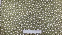 Fabric by the Metre - 454 Sheep - Green